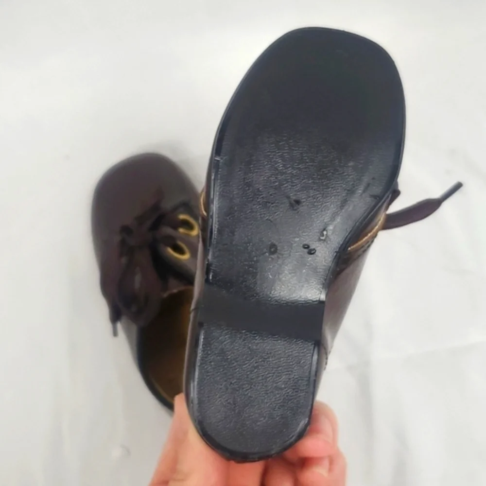 Vintage Patent Brown Cottagecore Toddler‎ Shoes